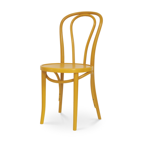 Fameg Vienna Thonet No.14 Houten Bistrostoel Geel - vtwonen shop