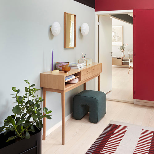 Hübsch poef Sculpture - polyester - 45x45xh47cm