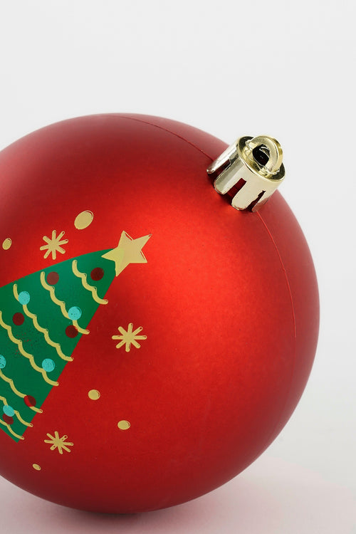 Mica Decorations Kerstballen Set - 9 Stuks - Ø8 cm - Onbreekbaar - Wit, Rood, Groen - vtwonen shop