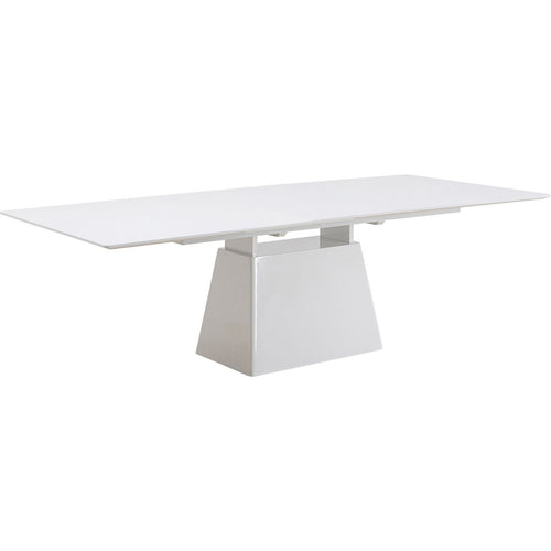 Kare Design Uitschuifbare eettafel Benvenuto rechthoek wit