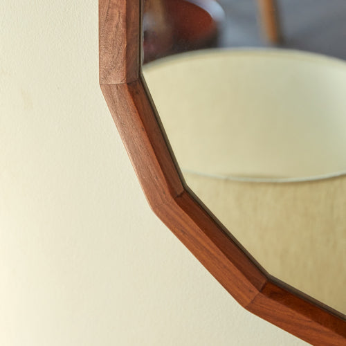 Tikamoon Decoratieve spiegel in massief palissander 120x56 cm - Bruin - vtwonen shop