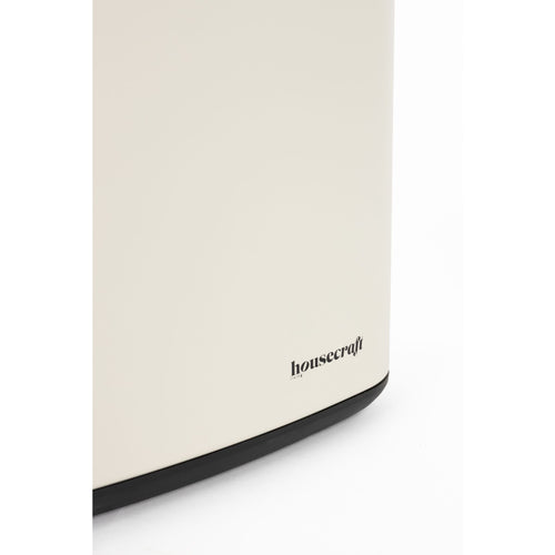 Housecraft Living Mark Prullenbak met Pedaal 30 Liter – Soft Close Afvalbak Crème