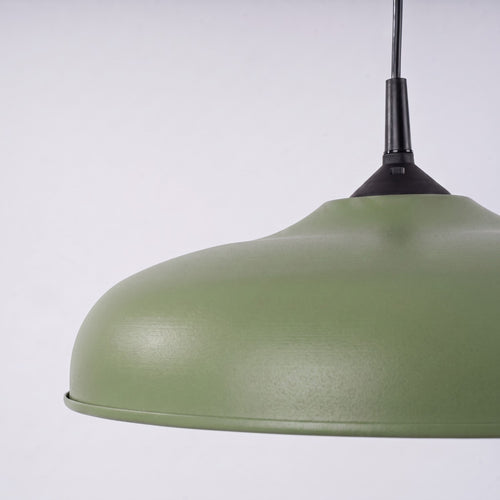 Sollux Lighting Hanglamp GINA olijfgroen - 38x38x74cm
