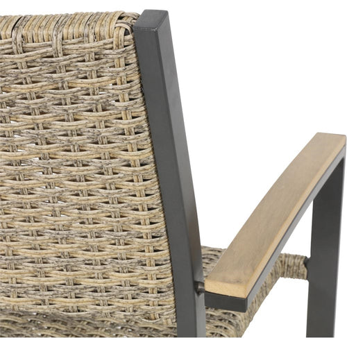 Lesli Living bistrostoel Arezzo - zwart - 57x62x87cm