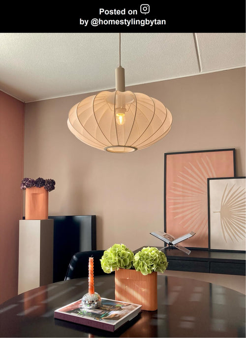 Lucide hanglamp CORINA - 1xE27 - Beige - vtwonen shop