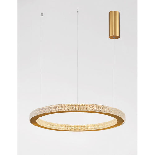 Merano Cincinnati Geïntegreerde LED Hanglamp Plafondlamp Antiek Goud Messing Aluminium LED 60W 3530Lm 3000K