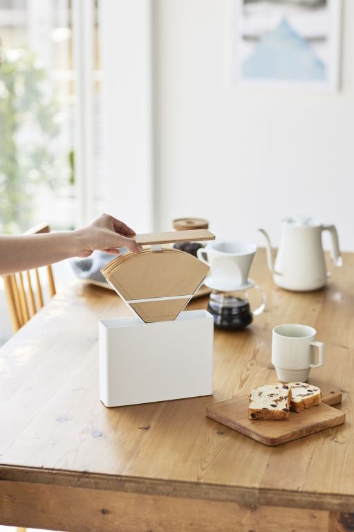Yamazaki Koffiefilterhouder - Tosca - Wit – vtwonen shop