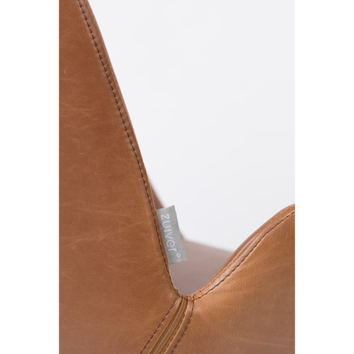 Zuiver Brit LL Eetkamerstoelen armleuning Bruin - Set van 2 - vtwonen shop