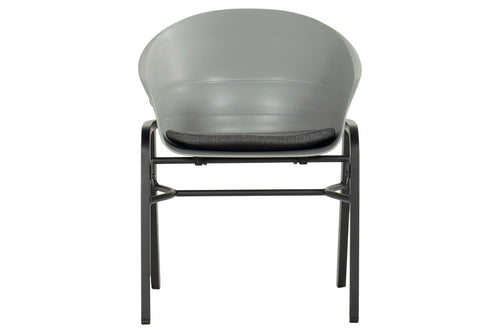 Hartman Tuinstoel Tubb - Grijs - Zithoogte 46cm - Set Van 2