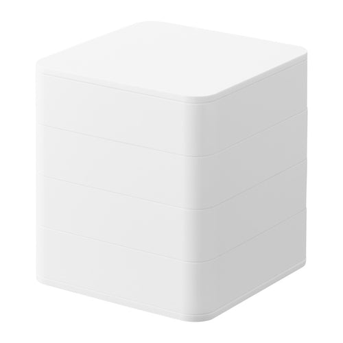 Yamazaki Sieradendoos Vierkant - 4 niveaus - Tower - Wit