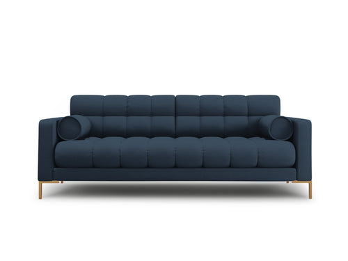 Cosmopolitan Design Bank Bali 3-zits, structurele stof, blauw - 96x177x75cm