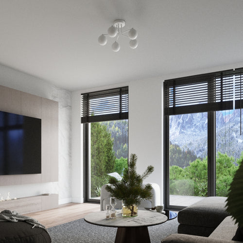 Sollux Lighting Kroonluchter ASTRAL 3 wit - 62x62x29cm