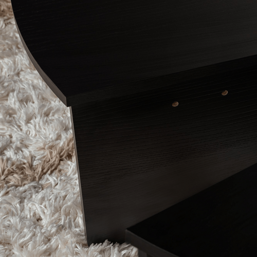 Calicosy - ORION Set van 2 salontafels - Licht hout - 90x90x35 cm