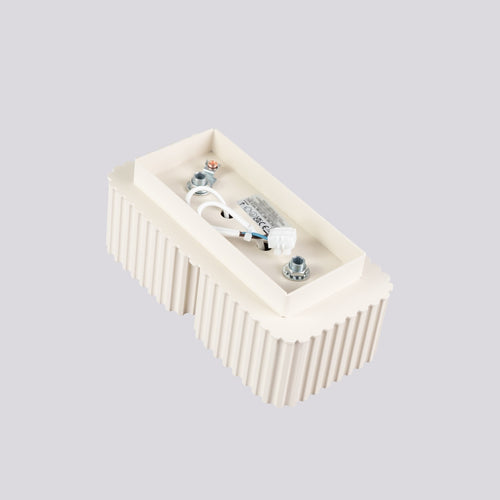 Sollux Lighting Plafondlamp RIFF 2 beige Gx53 - 20,5x10x8cm