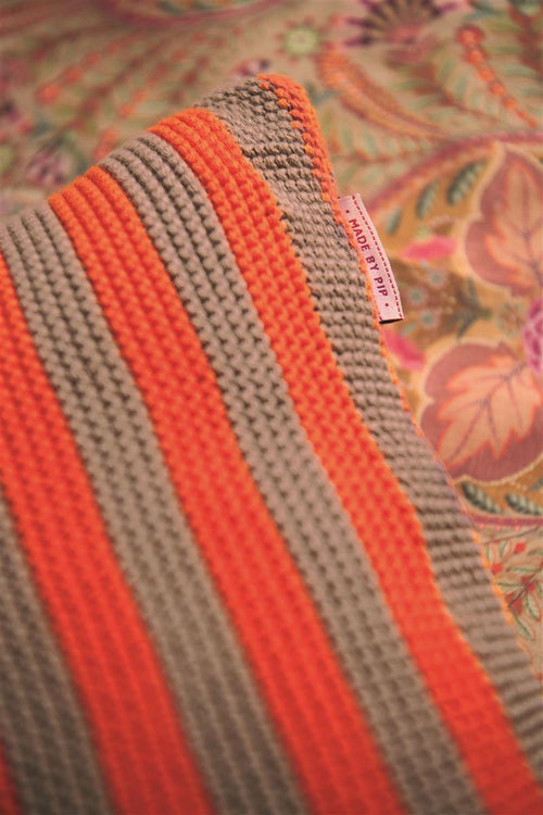 Pip Studio decoratiekussen Bonsoir Stripe - 40x60 cm - oranje - vtwonen shop