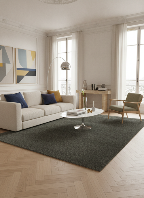 AFK Living vloerkleed Everyday - zeer zacht - groen - 080x150 cm