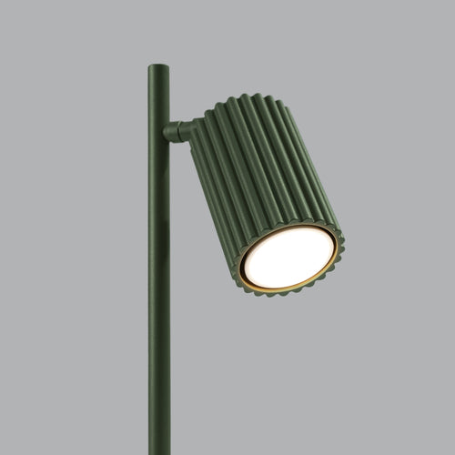 Sollux Lighting Tafellamp KARBON olijfgroen - 14,5x19,5x43cm
