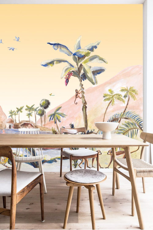 Catchii- Behang-Mural Jungle Landscape original - vtwonen shop