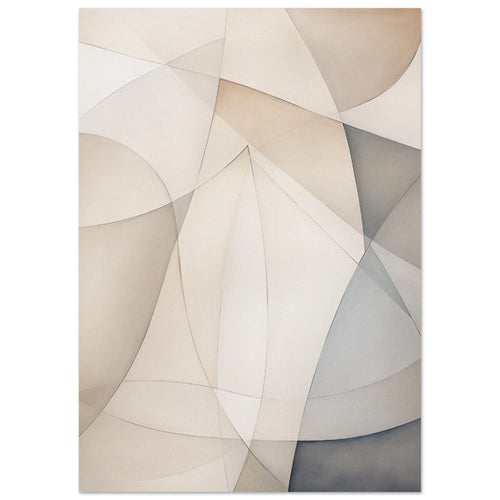 Artfulprints  Abstract - Fine lines 4   poster A4 21x29.7 cm