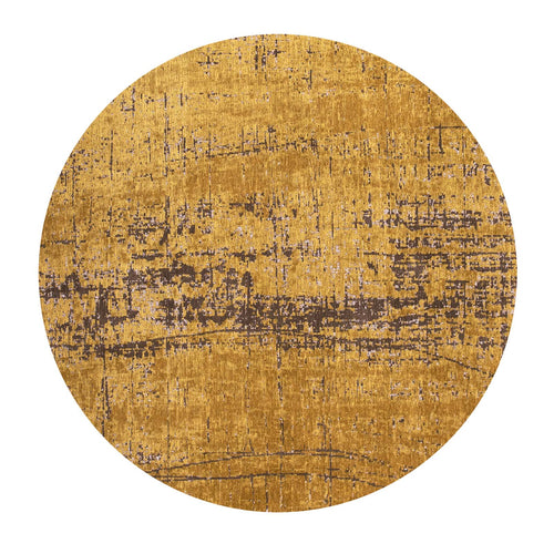 Louis De Poortere vloerkleed Liberty Gold - geel - 240x240cm - vtwonen shop