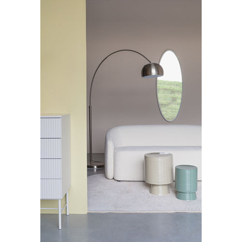 Housecraft Living Len Bank 3-zits Teddy stof Wit - vtwonen shop