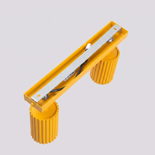 Sollux Lighting Plafondlamp KARBON 2 geel - 30x6,5x16,5cm