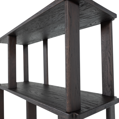 WOOOD boekenkast Riss - Mystic Brown - Eikenhout - 186x90x30 - vtwonen shop