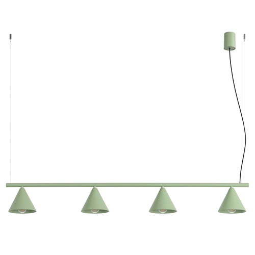 Sollux Lighting Kroonluchter NOX 4L salie - 122x14x215cm