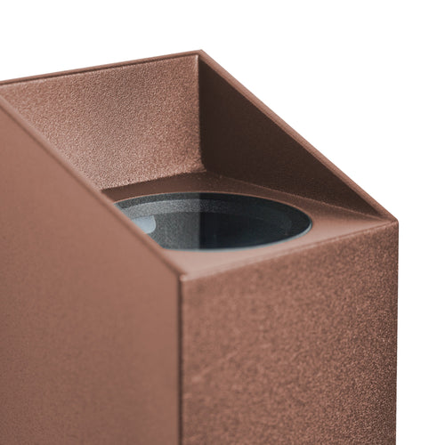 Nordlux Nico Wandlamp Buiten - 2-lichts GU10 - IP54 - Roest