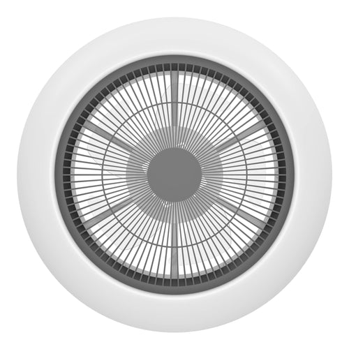 EGLO plafondventilator Sangineto - led - ø 45,5 cm - wit, zwart