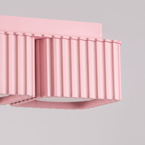 Sollux Lighting Plafondlamp RIFF 2 roze Gx53 - 20,5x10x8cm