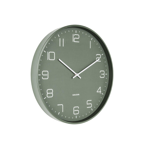 Karlsson wandklok  - groen - Ø40cm - vtwonen shop