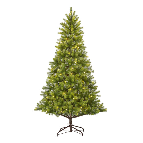 Black Box Trees Nagoya Kunstkerstboom met Warm Witte LED Verlichting - H240 x Ø138 cm - Groen - vtwonen shop