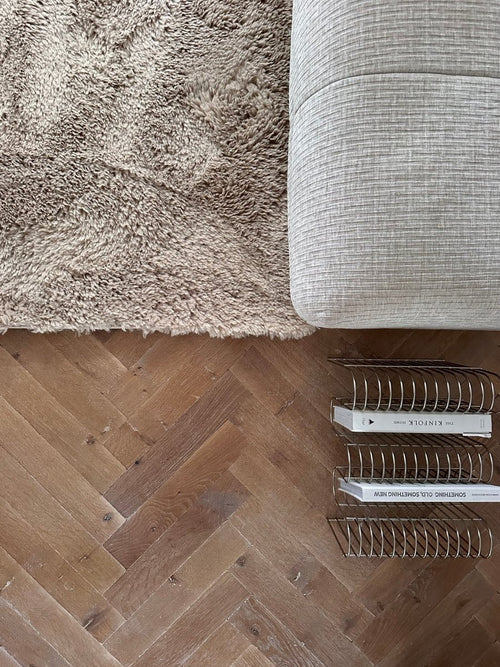 Interieur05 vloerkeed Furr - bruin - 140 x 80 cm