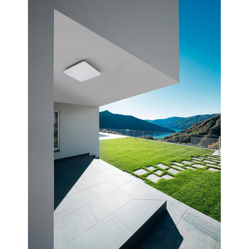 Merano Dearborn Outdoor Flush Donkergrijs ABS, LED 24W 2391Lm 3000K IP54 Inclusief AC-driver
