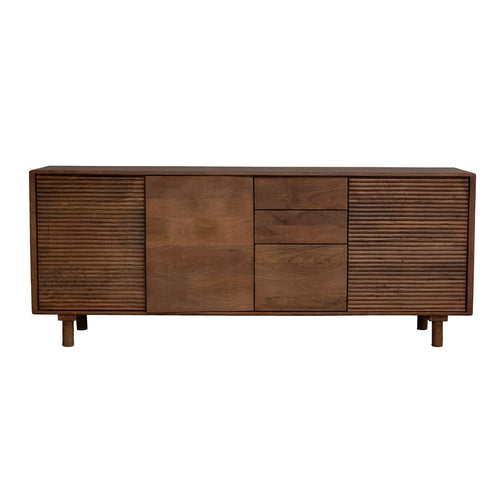 Giga Meubel Dressoir Carlien - Mangohout - Naturel - 200cm - vtwonen shop