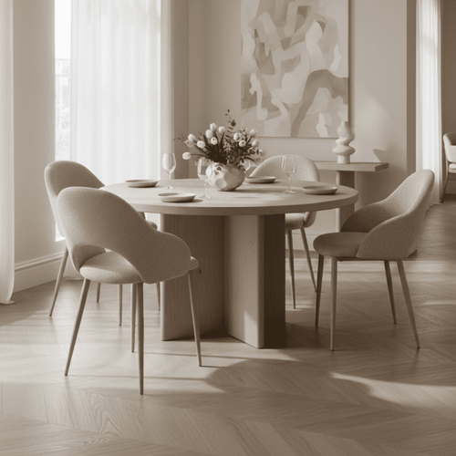 Calicosy - Eetkamerstoelen Set van 2 - LILA - 54x57x84 cm