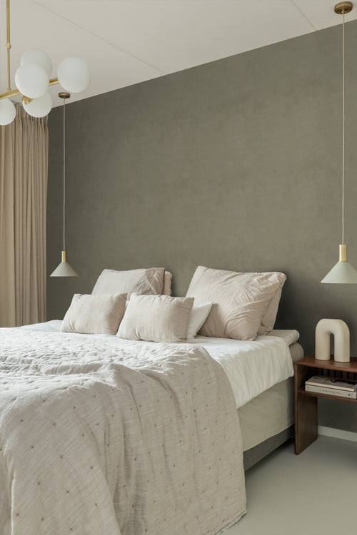 Origin Wallcoverings behang betonlook donkergroen - 50 x 900 cm - 348068 - vtwonen shop