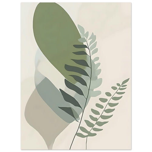 Artfulprints  Boho – Overlapping nature   poster 30x40 cm - vtwonen shop
