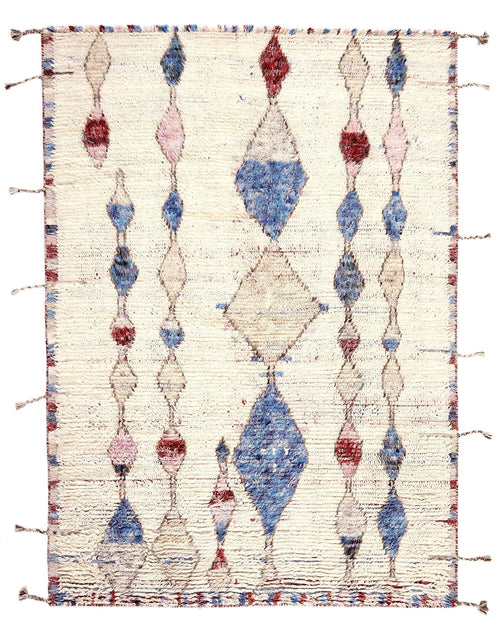 Vloerkleed MOMO Rugs Tribe Ivory Blue 250x350cm