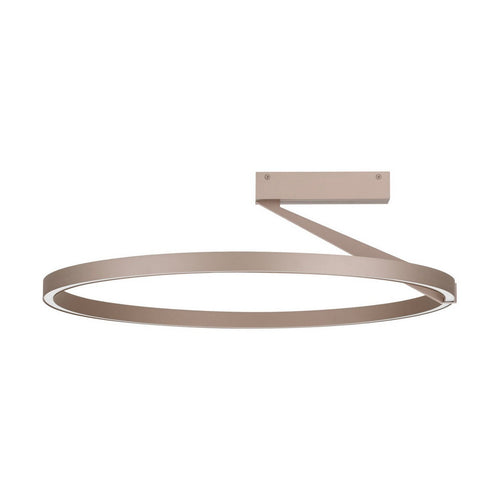 Nova Luce TILIA  Tilia Geïntegreerde LED Plafondlamp Champagne Goud Triac Dimbaar LED 38W 2242lm 2700-3000-4000K Kleurtemperatuur Dip Schakelaar