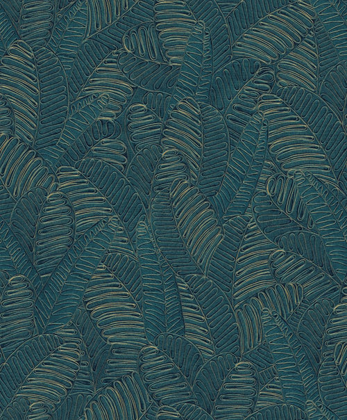 Masureel behang bladeren groen - 53 cm x 10.05 m - 630810 - vtwonen shop