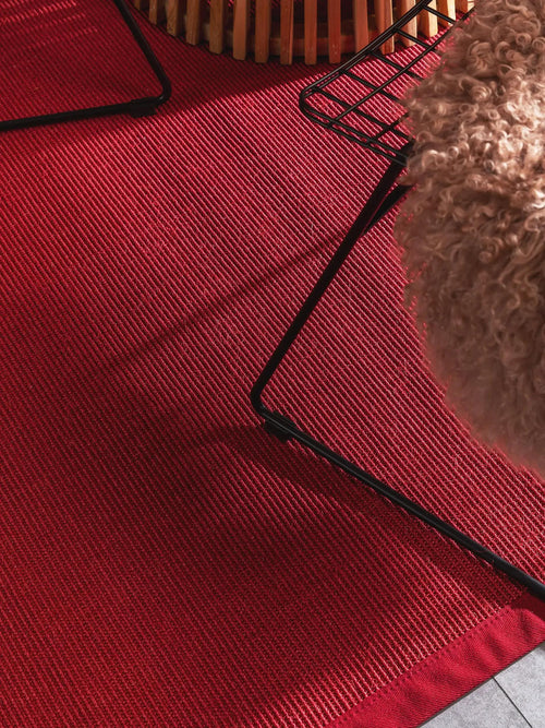 benuta sisal vloerkleed Sana - rood - 140x200 cm