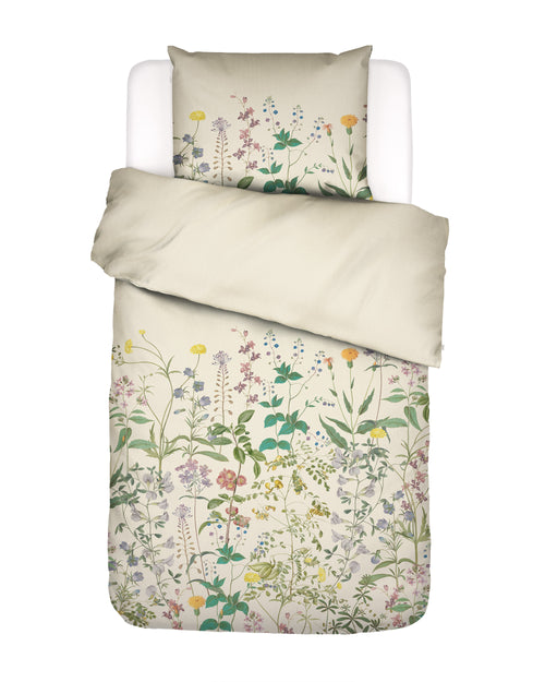 Essenza Augustina dekbedovertrek - Eenpersoons – 140x200/220 cm - Vanille