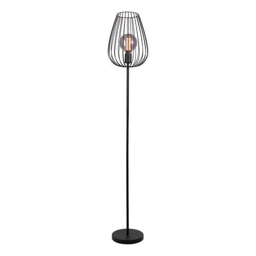 EGLO vloerlamp Newtown - e27 - 159,5 cm - zwart - vtwonen shop