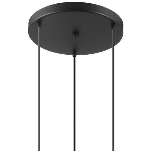EGLO hanglamp Ariscani 1 - ø 42,5 cm - koperglas - 3 lichts - zwart - vtwonen shop