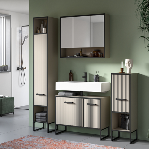 Calicosy - Hangend AURA - Beige 80x19x68 cm