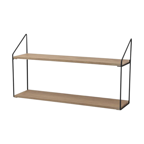 Lisomme Cara houten wandrek naturel - 60 x 33 cm - vtwonen shop