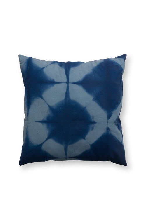 vtwonen - Sierkussen Tie Dye - Blauw, Wit - 60x60cm - vtwonen shop