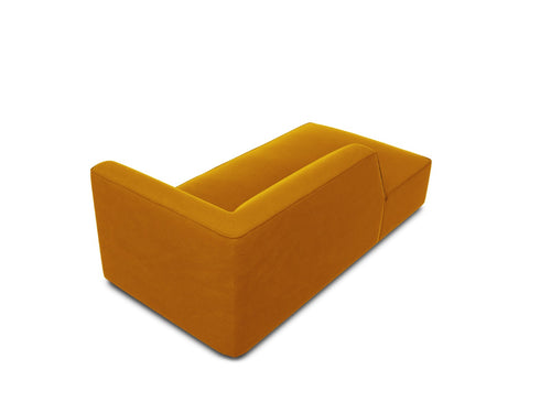 Micadoni linker meridiaan Ruby flueel, geel - 180x93x69cm
